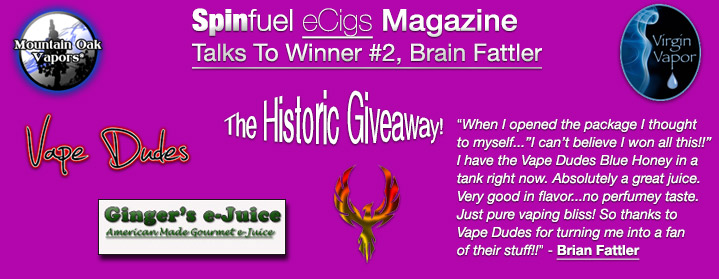 2nd Winner – Spinfuel Great Historic Giveaway