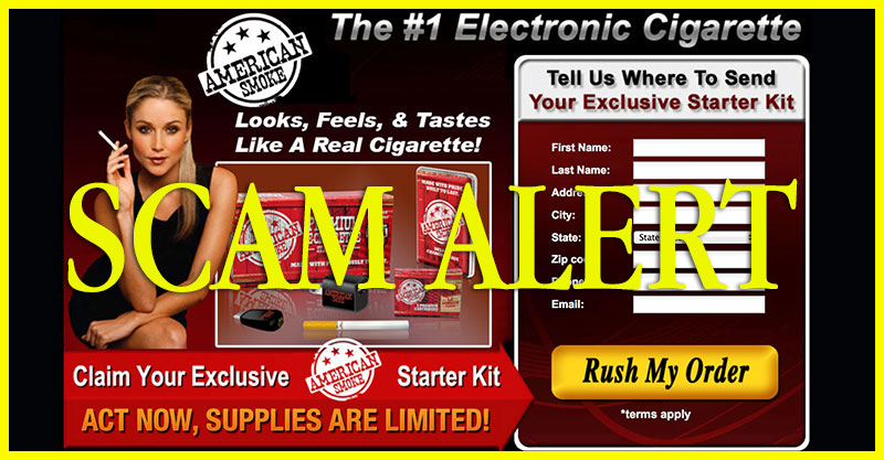 SCAM ALERT: American Smoke