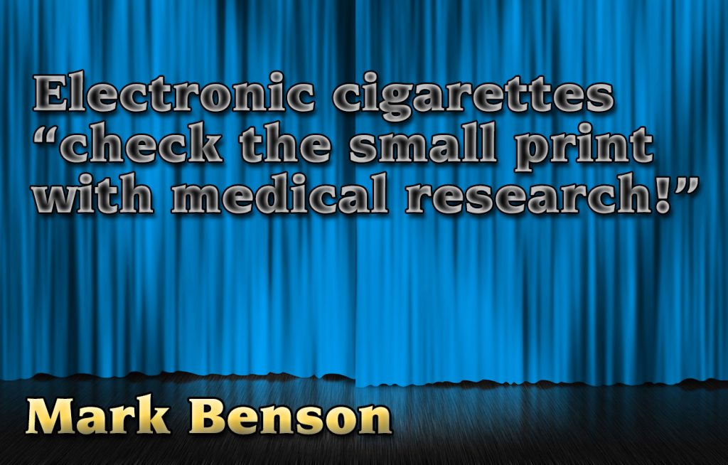 Electronic cigarettes & Medical Research