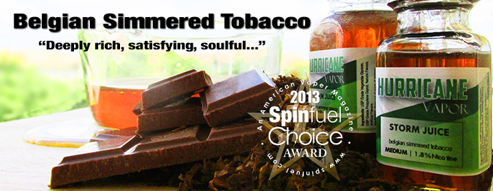 Hurricane Vapor Awarded Spinfuel Choice Award
