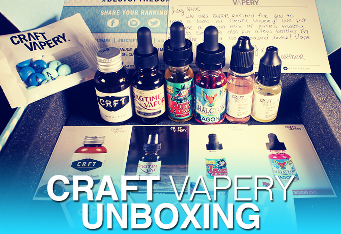 Eliquid Subscription Service Craft Vapery Video Review