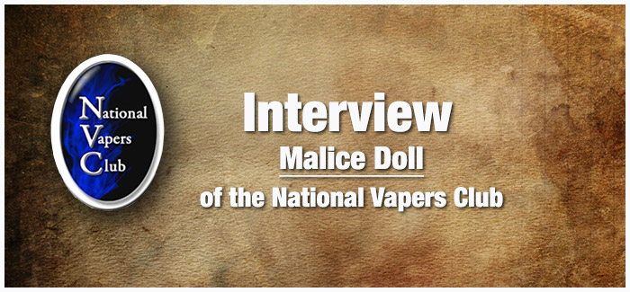 Malice Doll of the National Vapers Club