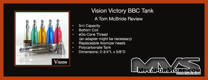 Vision Victory Bottom Coil eGo Clearomizer