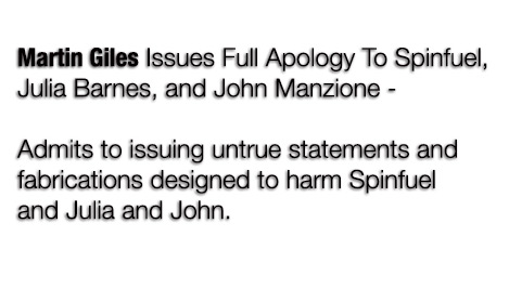 Bull Smoke – Martin Giles Apologies to Spinfuel