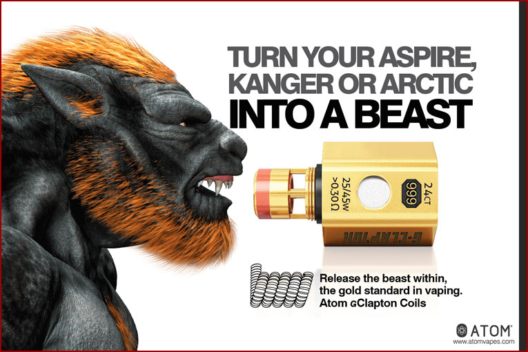 Atom Vapes g Clapton Coils Giveaway!