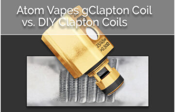 gClapton Coils from Atom Vapes compared to DIY Clapton Coils