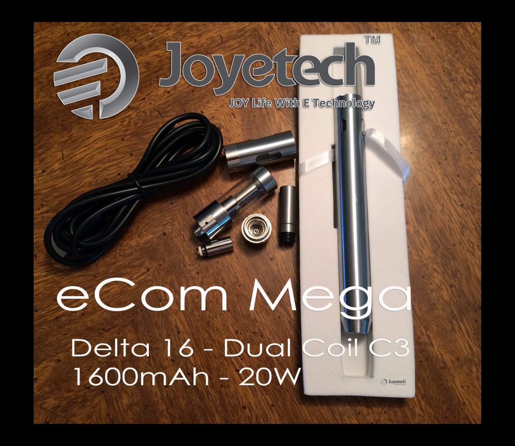Joyetech remains on a roll with its latest rollout in the new eCom line with the introduction of the new JoyeTech eCom Mega.