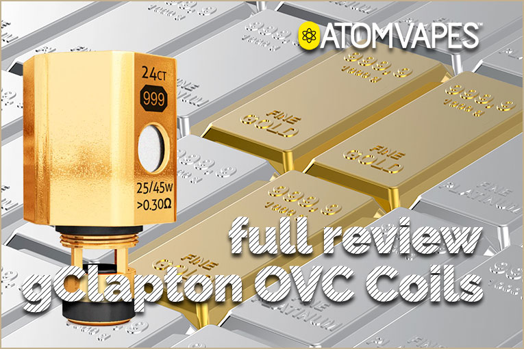Atom Vapes gClapton Coil Atomizer Heads
