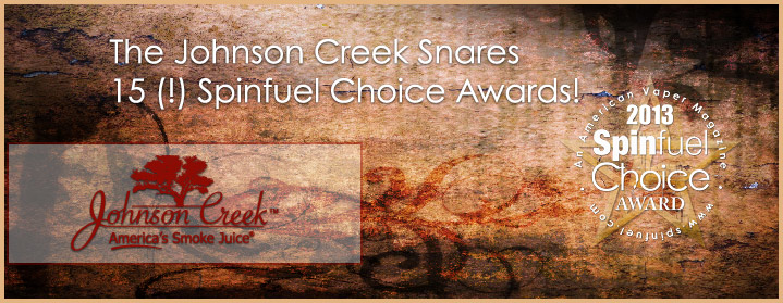 Johnson Creek Awarded 15 Spinfuel Choice Awards!