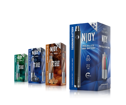 NJOY Battery And Glass Prefilled Tanks