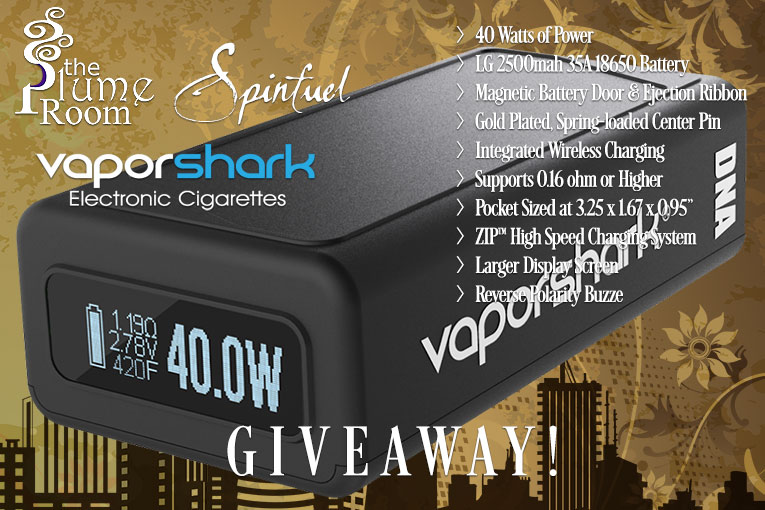 The Plume Room Vaporshark Giveaway!