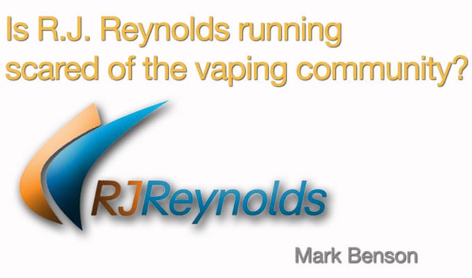 Is R.J. Reynolds running scared?…