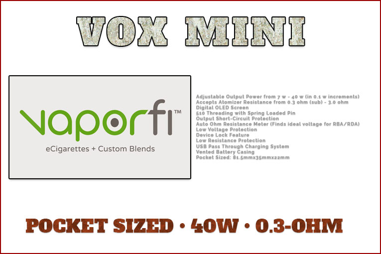 The Vox Mini From Vaporfi