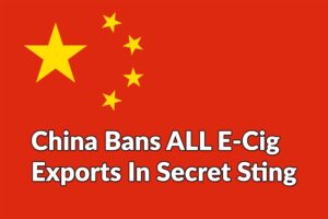 China Bans e-Cig Exports
