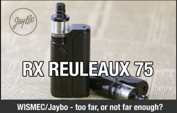 The WISMEC Reuleaux RX75W Kit Review by Spinfuel eMagazine