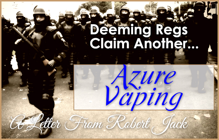 Robert Jack Closes Azure Vaping
