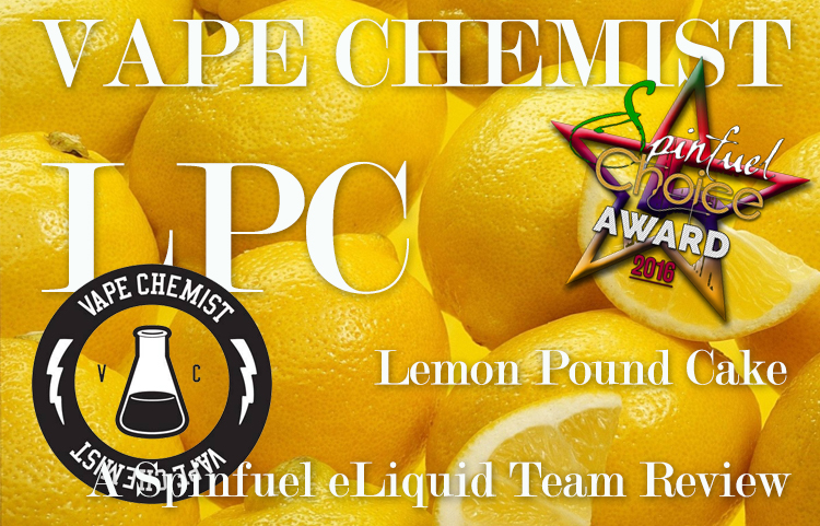 Vape Chemist Lemon Pound Cake Review