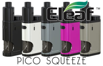 Eleaf Pico Squeeze with Coral Squonker Kit Review Spinfuel VAPE Magazine