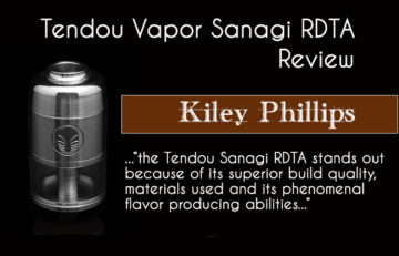 Tendou Sanagi RDTA Review Spinfuel VAPE Magazine