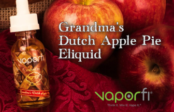 Grandma's Dutch Apple Pie Ejuice by Vaporfi A Review Spinfuel VAPE Magazine
