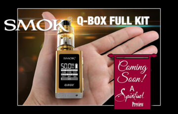 PREVIEW: SMOK QBox 50W TC Box Mod Kit - Spinfuel VAPE Magazine