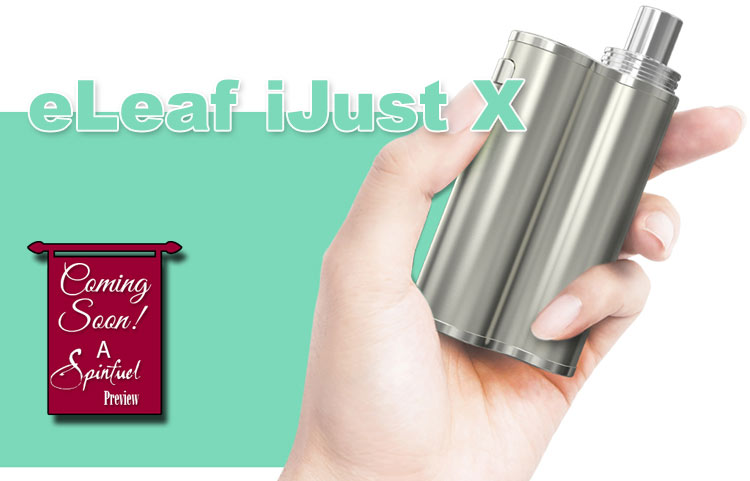 PREVIEW – eLeaf iJust X Box Mod