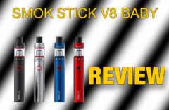 SMOK Stick V8 Baby Starter Kit Review SPINFUEL VAPE MAGAZINE