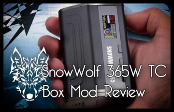 Sigelei SnowWolf 365W TC Box Mod Review Spinfuel VAPE Magazine