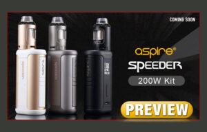 PREVIEW: Aspire Speeder 200W TC Starter Kit - Spinfuel VAPE