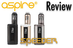 Aspire Speeder Mod/Tank Starter Kit Review – Spinfuel VAPE Magazine