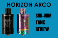HorizonTech Arco sub-ohm tank review - SPINFUEL VAPE MAGAZINE