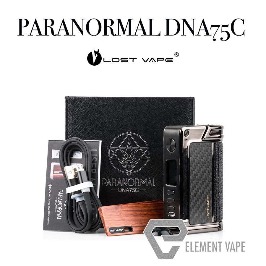 REVIEW: Lost Vape Paranormal DNA75C Box Mod - Spinfuel VAPE Magazine