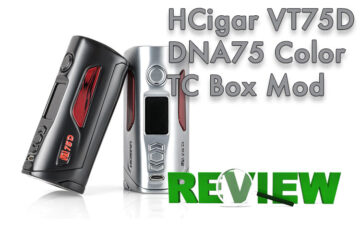 HCigar VT75D DNA75 Color TC Box Mod REVIEW – Spinfuel VAPE