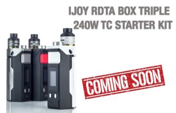 iJOY RDTA Box Triple 240W Mod Preview – SPINFUEL VAPE MAGAZINE