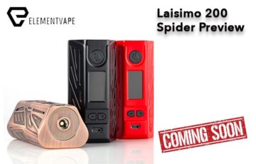 Laisimo Spider 200 TC Box Mod Preview Spinfuel VAPE