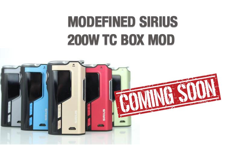 MODEFINED SIRIUS 200W TC BOX MOD PREVIEW – SPINFUEL VAPE