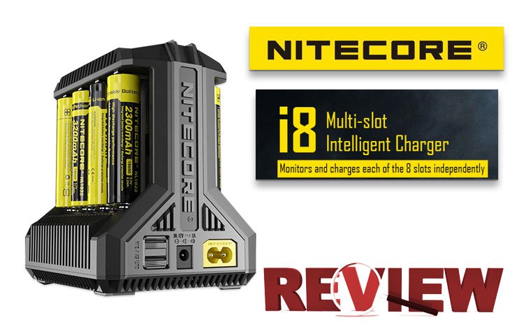 Nitecore i8 Intellicharger Universal Battery Charger Review – Spinfuel VAPE