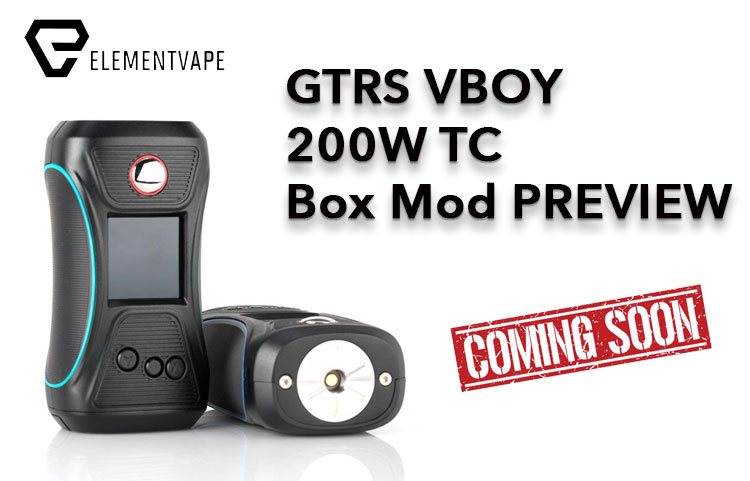 GTRS VBOY 200W TC Box Mod PREVIEW