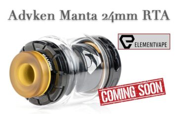 Advken Manta 24mm RTA Preview – SPINFUEL VAPE
