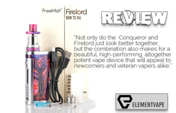 . Not only do the Conqueror and Firelord just look better together, but the combination also makes for a beautiful, high-performing, altogether potent vape device that will appeal to newcomers and veteran vapers alike.