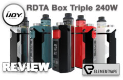 iJOY RDTA Box Triple 240W TC Starter Kit Review – Spinfuel Vape