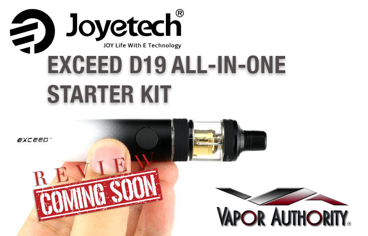 Joyetech Exceed D19 All-In-One Starter Kit Preview