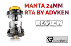 MANTA RTA BY ADVKEN Review- Spinfuel Vape