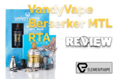 VandyVape Berserker RTA Review – Spinfuel VAPE