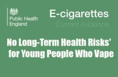 No Long-Term Health Risks' for Young People Who Vape