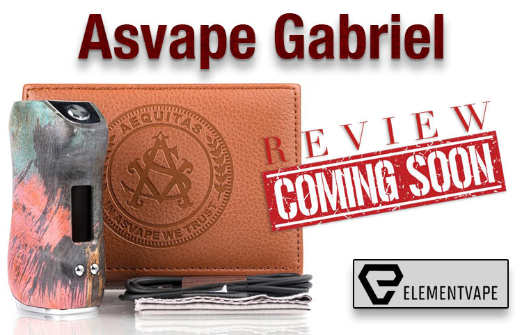 Asvape Gabriel 80W TC Stabilized Wood Box Mod Preview