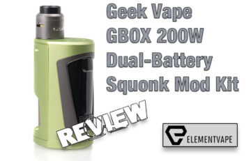 Geek Vape GBOX 200W Dual-Battery Squonk Mod Kit Review - Spinfuel VAPE