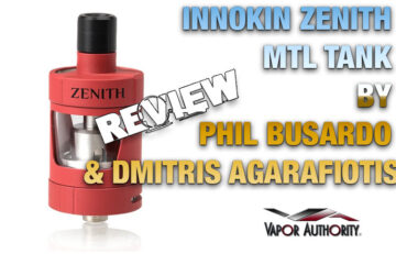 Innokin Zenith MTL Tank Review by Spinfuel VAPE