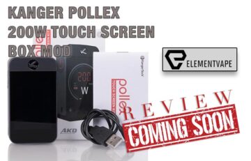 Kanger Pollex 200W Touchscreen Integrated Battery Mod Preview