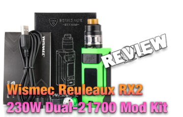 Wismec Reuleaux RX2 230W Dual-21700 Mod Kit Review - Spinfuel VAPE